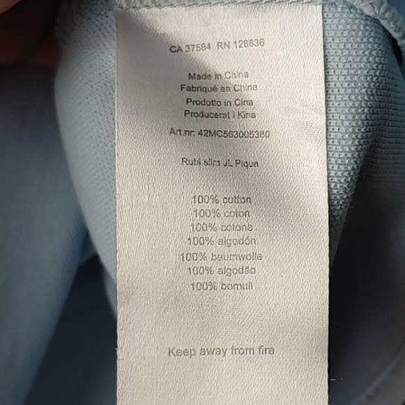 J. Lindeberg Men Cotton Collared Shirt - Picture 3 of 3